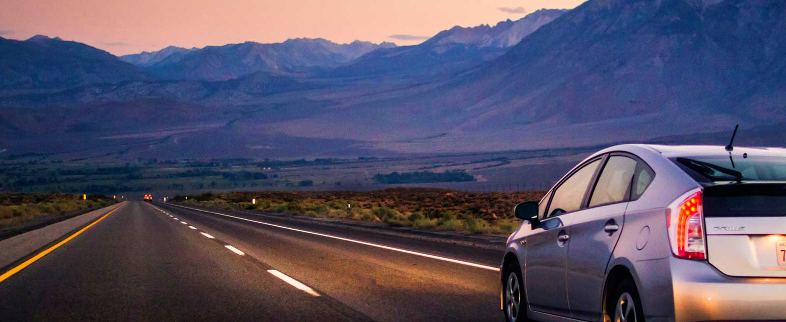 Car on road